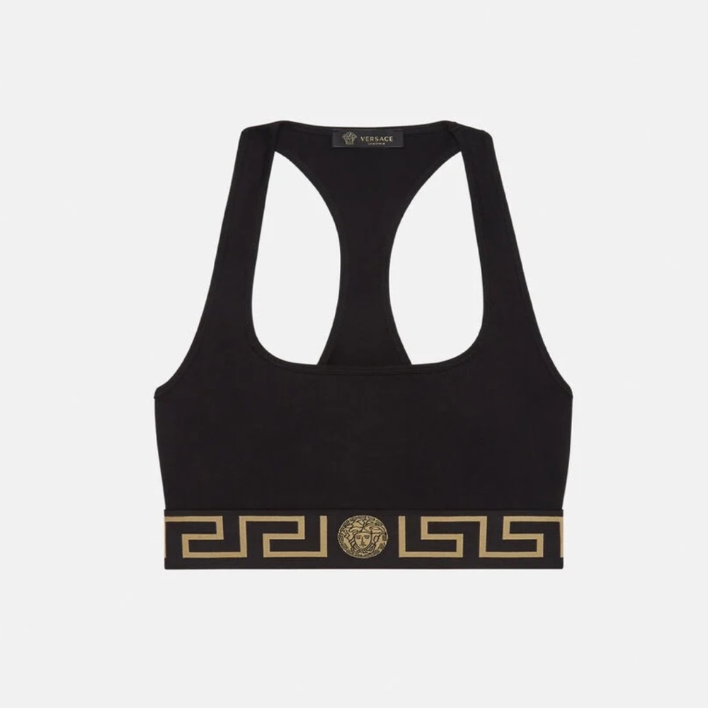 “Sold/Traded” Versace Greca Border Sports Bra - Picture 2 of 2